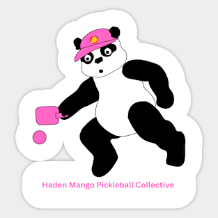 Panda Pickleball Sticker